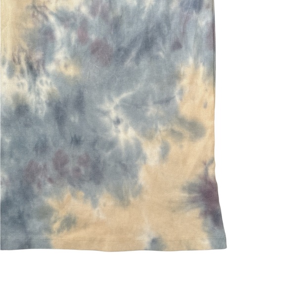 Young Fabulous & Broke Tie-Dye Ribbed Halter Midi Dress M (see description) - Picture 6 of 8